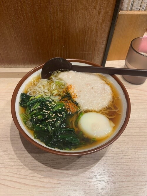 仙台で食べた朝そば